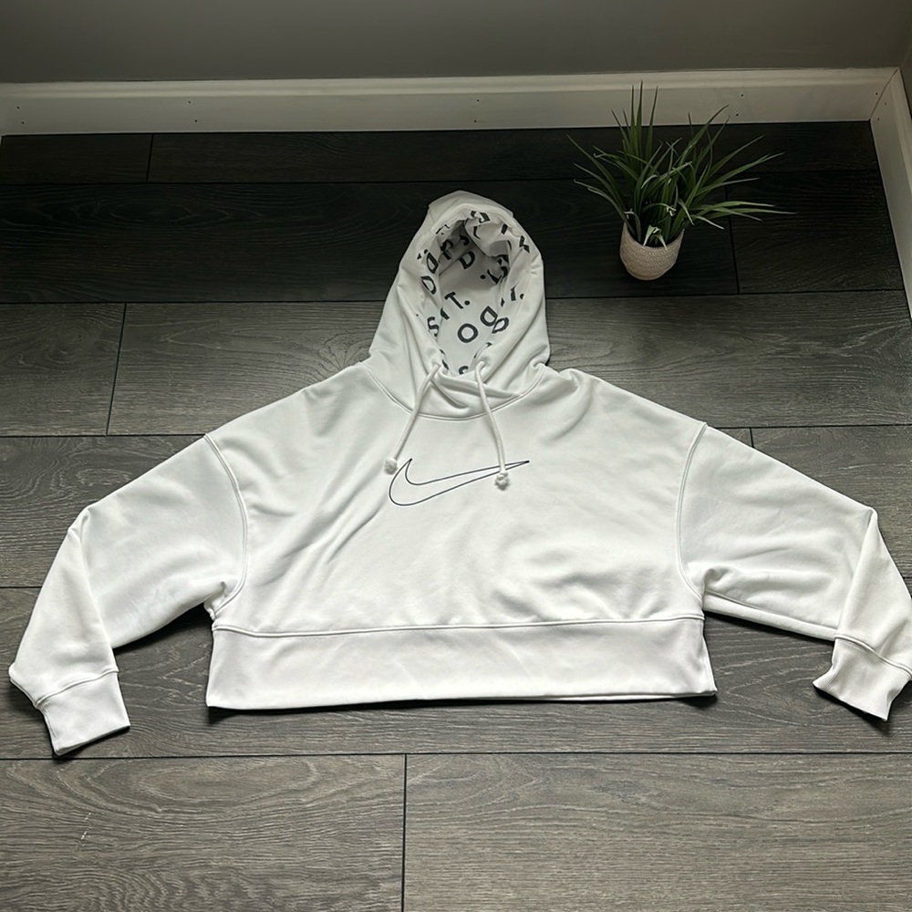 Woman’s Nike Dri-Fit crop hoodie